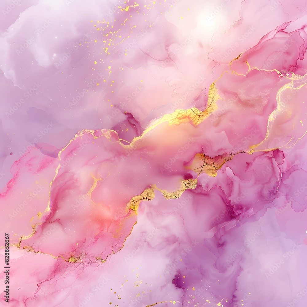 Pink background with clouds Pink background with clouds