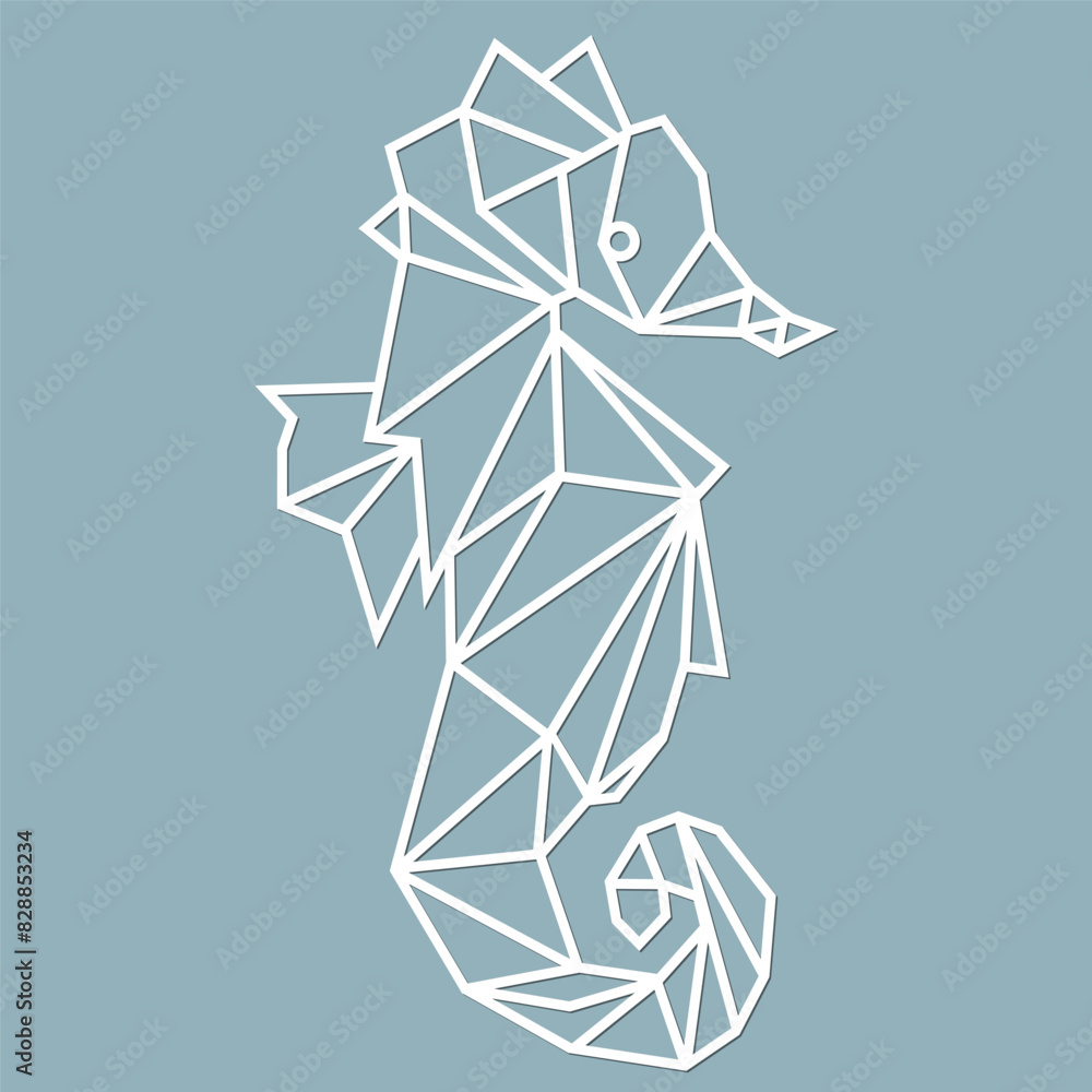 Beautiful illustration of a fox, beautiful lines, laser cutting Beautiful illustration of a fox, beautiful lines, laser cutting