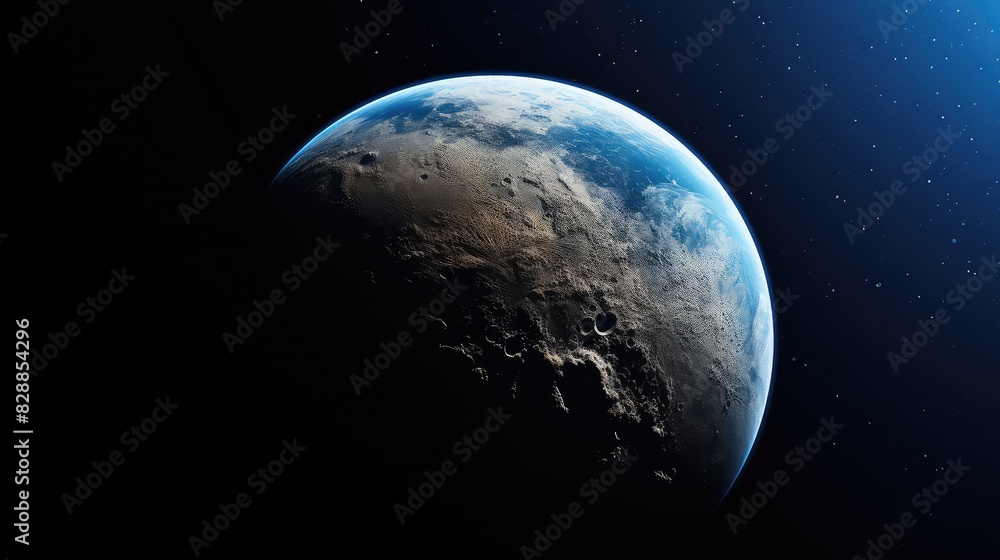 Fototapeta premium earth moon UHD Wallpaper