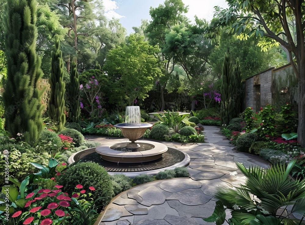 Mesmerizing 3D Renderings of Captivating Garden Landscapes