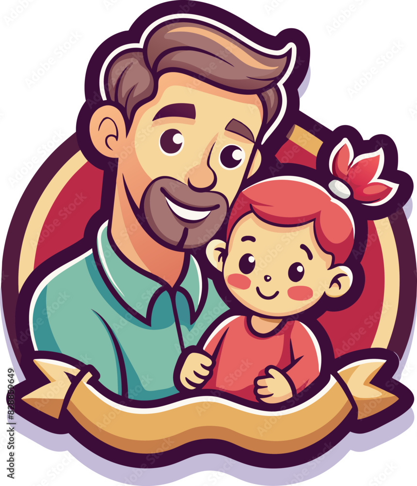 Father's Day badge design . Sticker, stamp, logo handmade. Father's Day badge design . Sticker, stamp, logo handmade.