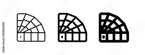 Editable paint, color palette, design, planning vector icon. Construction, tools, industry. Part of a big icon set family. Perfect for web and app interfaces, presentations, infographics, etc