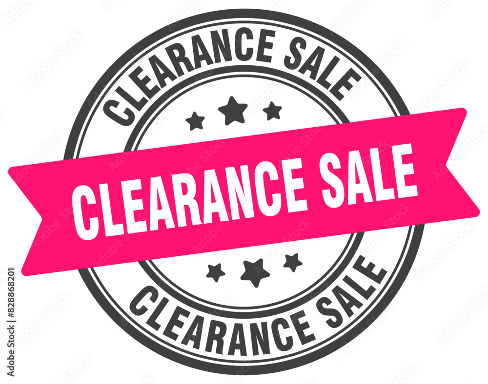 clearance sale stamp. clearance sale label on transparent background. round sign clearance sale stamp. clearance sale label on transparent background. round sign
