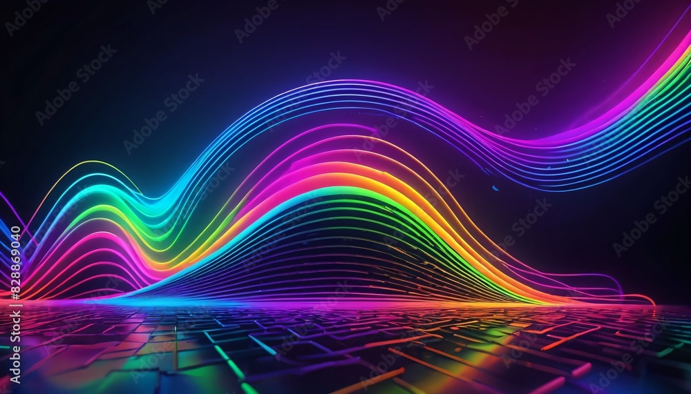 Colorful neon conjugate gradient Colorful neon conjugate gradient