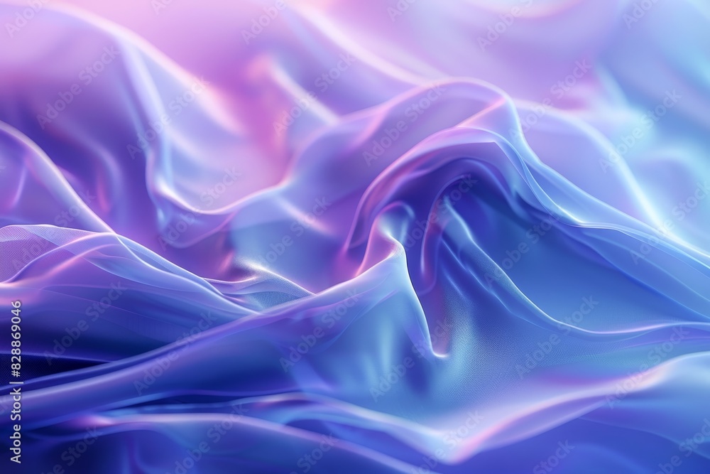 Obraz premium Serene Abstract Textured Background in Blue and Purple Hues with Soft Glow