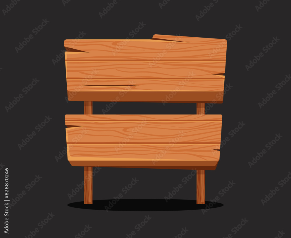Wooden boards isolated set. Vector design element cartoon illustration
Wooden boards isolated set. Vector design element cartoon illustration