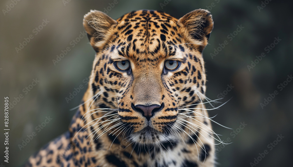 A High Quality Close-up Portrait of a Leopard for Wildlife Photography with Detailed Fur Texture, Ai Generated A High Quality Close-up Portrait of a Leopard for Wildlife Photography with Detailed Fur Texture, Ai Generated