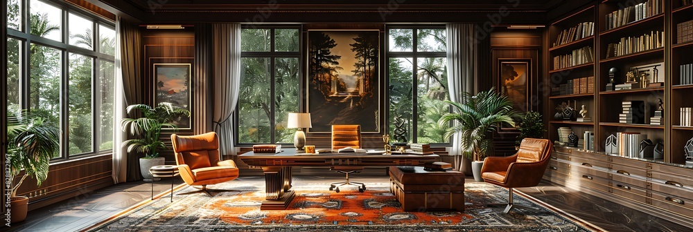 luxurious study room with artistic decor and highend design concepts for upscale spaces that blend functionality unique aesthetics and elegant creative elements for a refined ambiance luxurious study room with artistic decor and highend design concepts for upscale spaces that blend functionality unique aesthetics and elegant creative elements for a refined ambiance