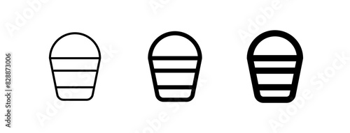 Editable water bucket vector icon. Part of a big icon set family. Perfect for web and app interfaces, presentations, infographics, etc