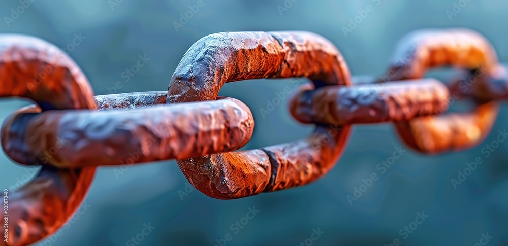 Interconnected chains weave a visual narrative of inseparable relationships. a symbol of unbreakable security. very strong relationship. Interconnected chains weave a visual narrative of inseparable relationships. a symbol of unbreakable security. very strong relationship.