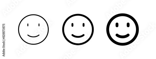 Editable slight smile expression emoticon vector icon. Part of a big icon set family. Part of a big icon set family. Perfect for web and app interfaces, presentations, infographics, etc