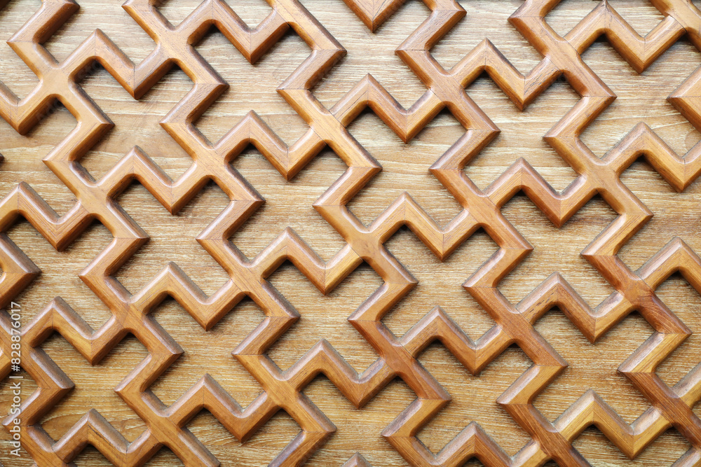 Wooden panel decorated with Chinese style pattern Wooden panel decorated with Chinese style pattern