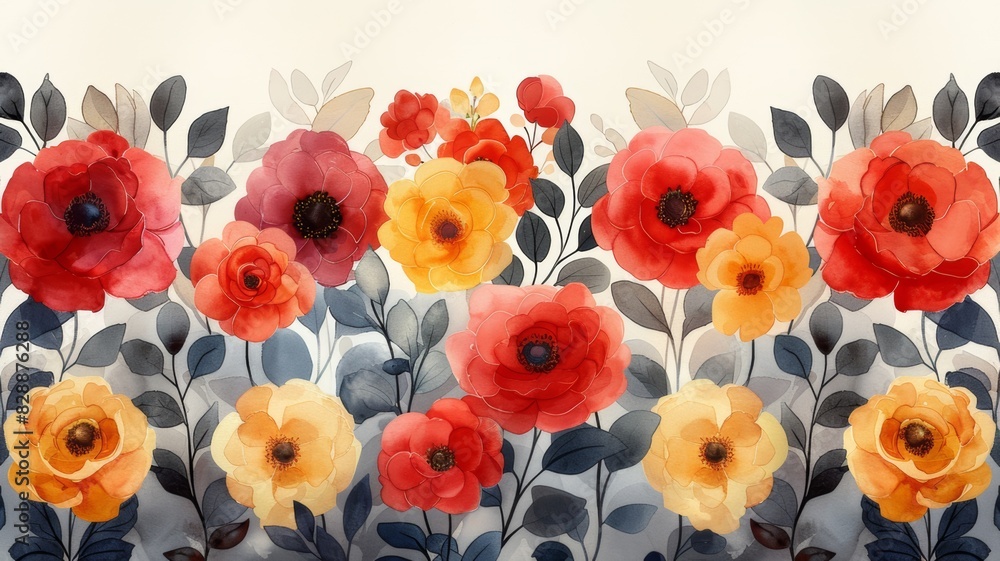 Background with flowers Background with flowers