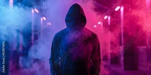 Unveiling the enigmatic hacker in the cyber realm. Concept Cybersecurity Threats, Hacker Techniques, Data Breaches, Security Measures, Digital Crime
