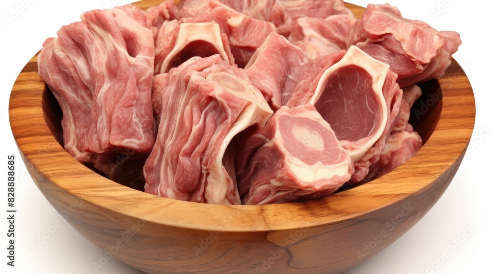 Raw top blade cut organic meat UHD Wallpaper Raw top blade cut organic meat UHD Wallpaper
