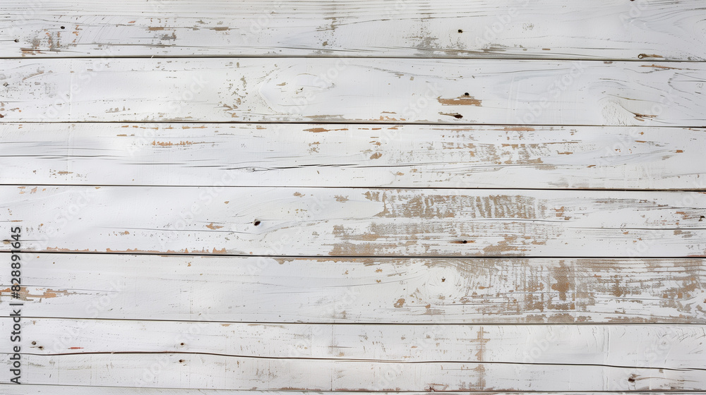 White wooden boards with texture as background