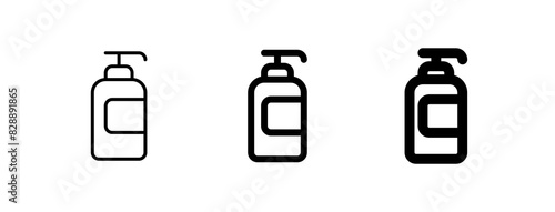 Editable shower gel vector icon. Cosmetics, makeup, skincare, beauty. Part of a big icon set family. Perfect for web and app interfaces, presentations, infographics, etc