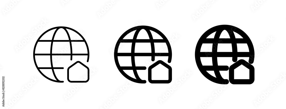Editable home network, distant learning vector icon. Online learning, course, tutorial. Part of a big icon set family. Perfect for web and app interfaces, presentations, infographics, etc Editable home network, distant learning vector icon. Online learning, course, tutorial. Part of a big icon set family. Perfect for web and app interfaces, presentations, infographics, etc
