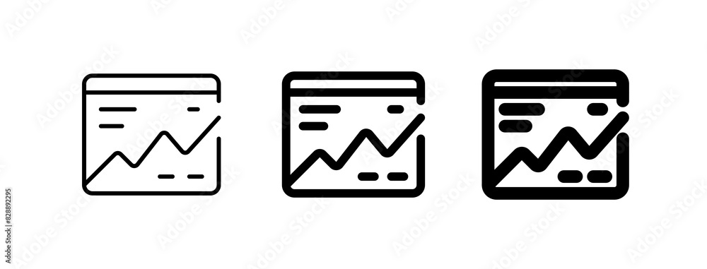 Editable dashboard, web statistics, analytics vector icon. Part of a big icon set family. Perfect for web and app interfaces, presentations, infographics, etc Editable dashboard, web statistics, analytics vector icon. Part of a big icon set family. Perfect for web and app interfaces, presentations, infographics, etc