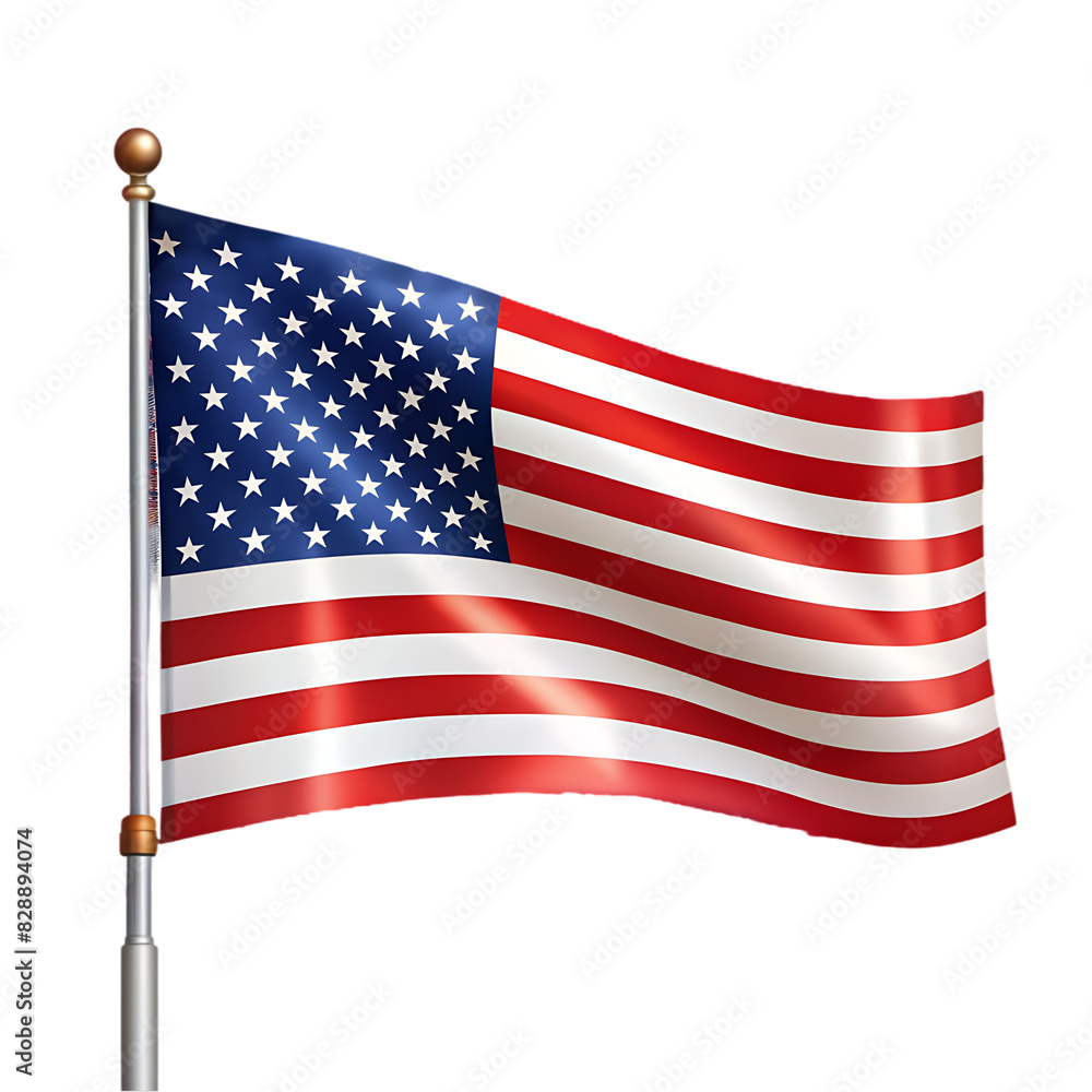Fototapeta premium A flag with the word usa on it