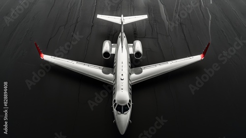 Airplane Flying Low Over Water