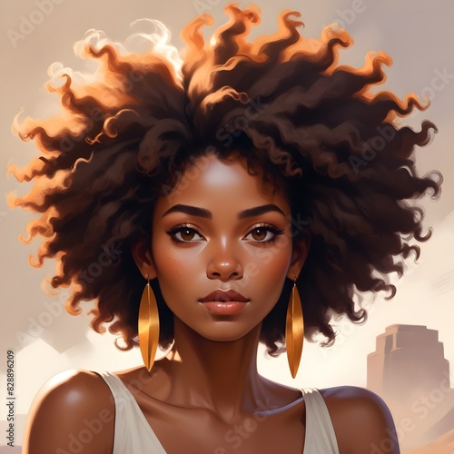 Wallpaper Mural portrait of a woman Torontodigital.ca