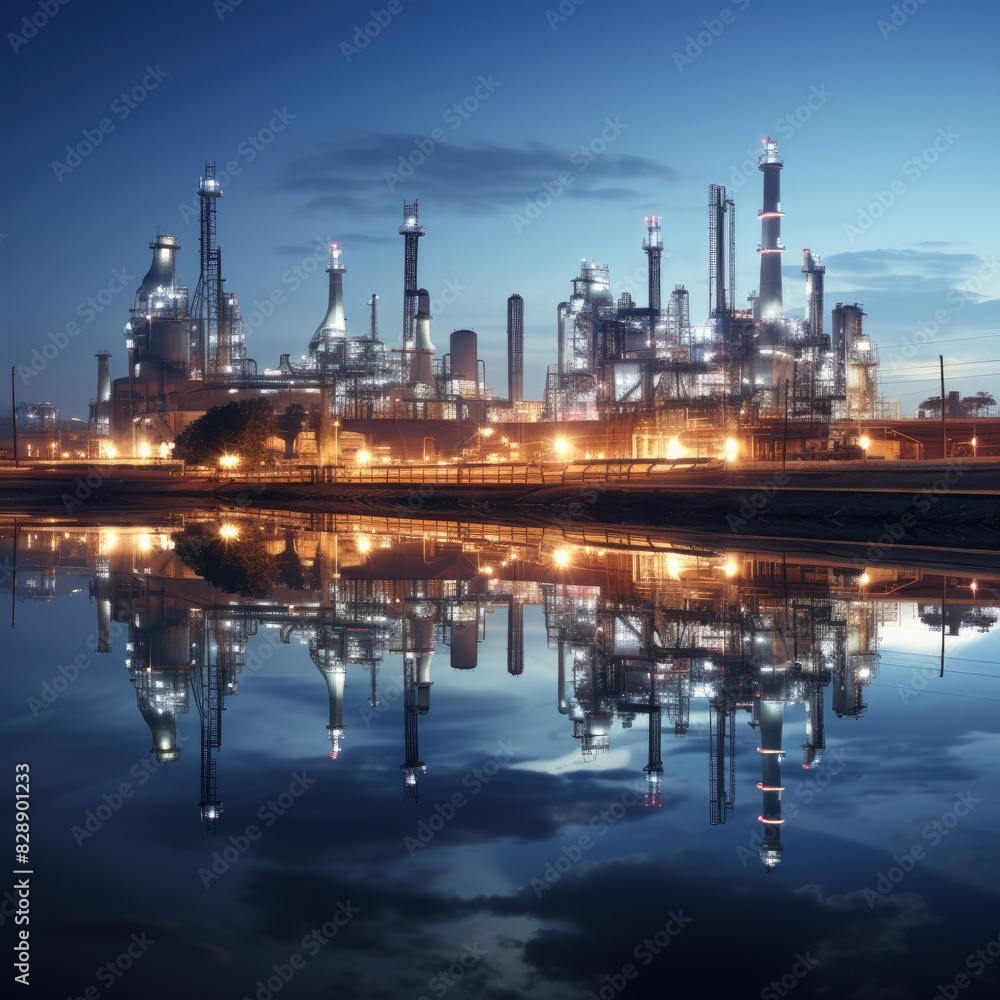 Fototapeta premium Refinery UHD Wallpaper