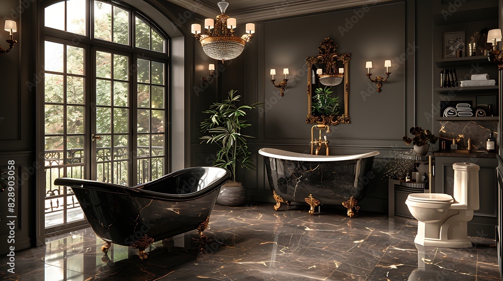dark exquisite bathroom with highend finishes and luxurious details creating a refined and elegant sanctuary dark exquisite bathroom with highend finishes and luxurious details creating a refined and elegant sanctuary