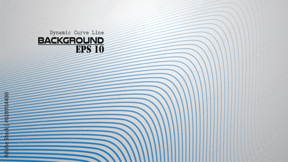 Dynamic curve line abstract background vector image for backdrop or presentation Dynamic curve line abstract background vector image for backdrop or presentation