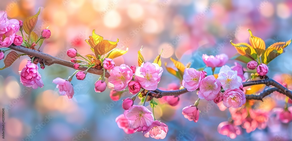 Beautiful purple flowers in the photo with a blurred background Beautiful purple flowers in the photo with a blurred background