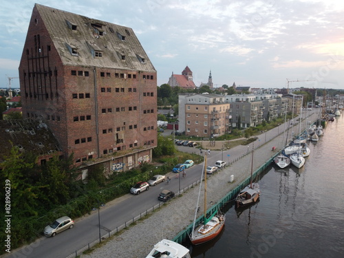 Sonnenuntergang über Greifswalder Ryck