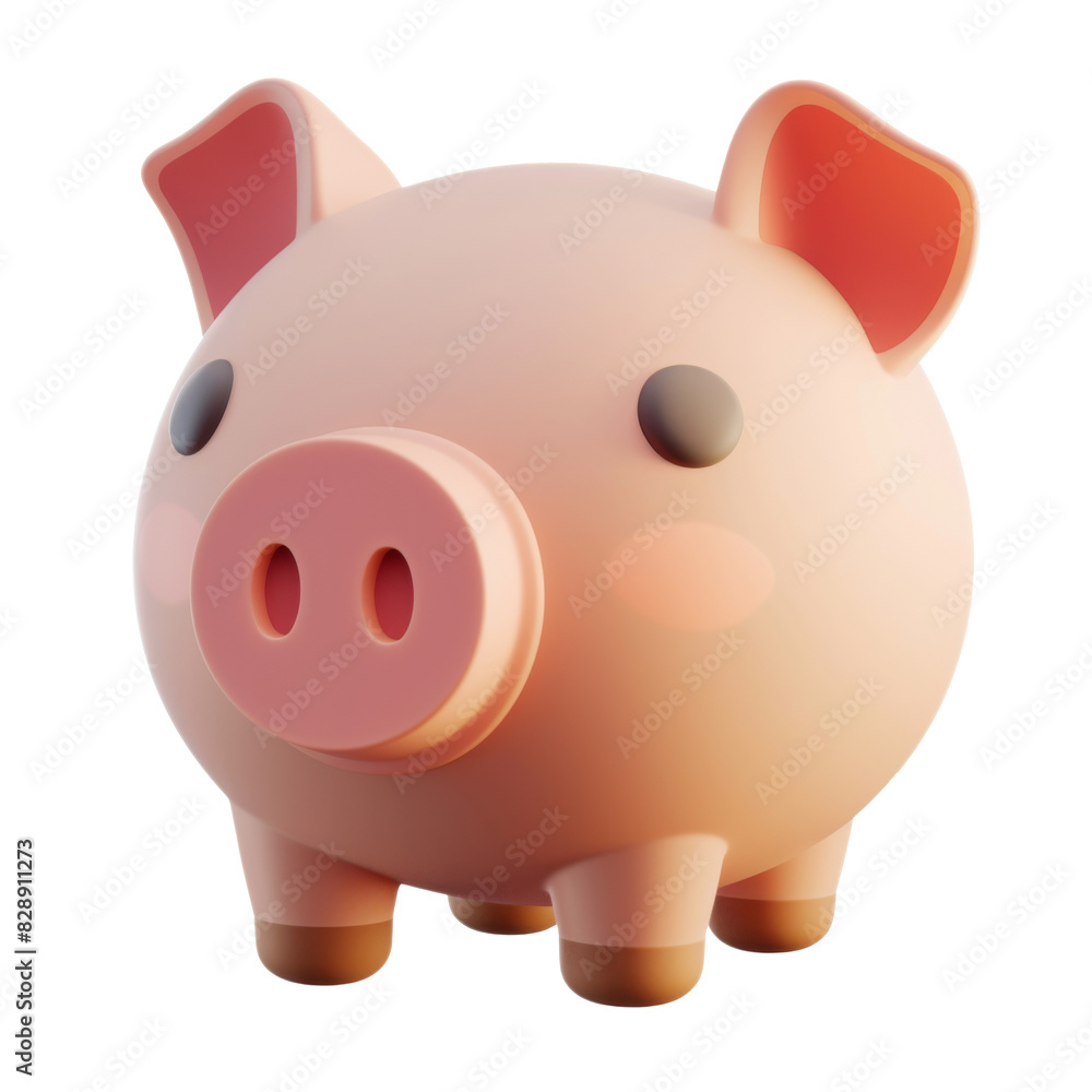 Transparent PNG of A pink pig with a distinctive black spot on its face is curiously looking around Transparent PNG of A pink pig with a distinctive black spot on its face is curiously looking around