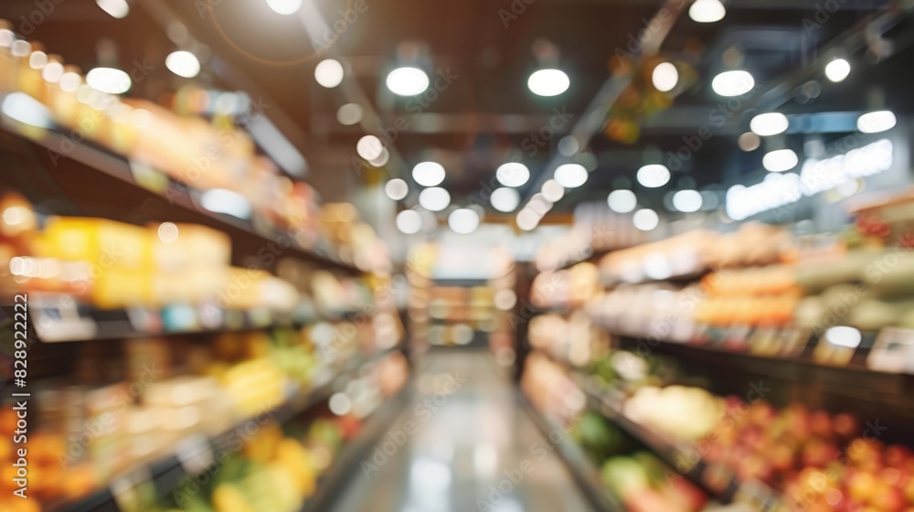 blurred background of grocerie store blurred background of grocerie store