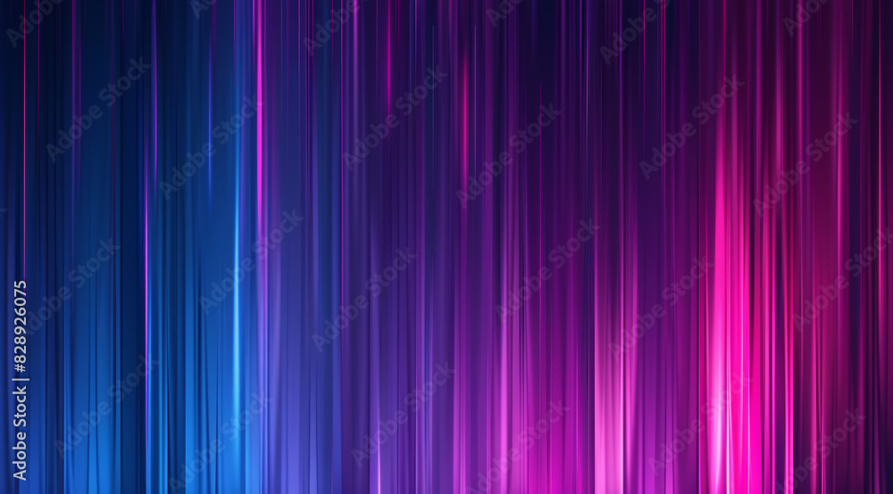 Fototapeta premium Blue and Purple Gradient Vertical Lines Abstract Background