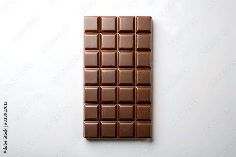 Chocolate Bar On White Background