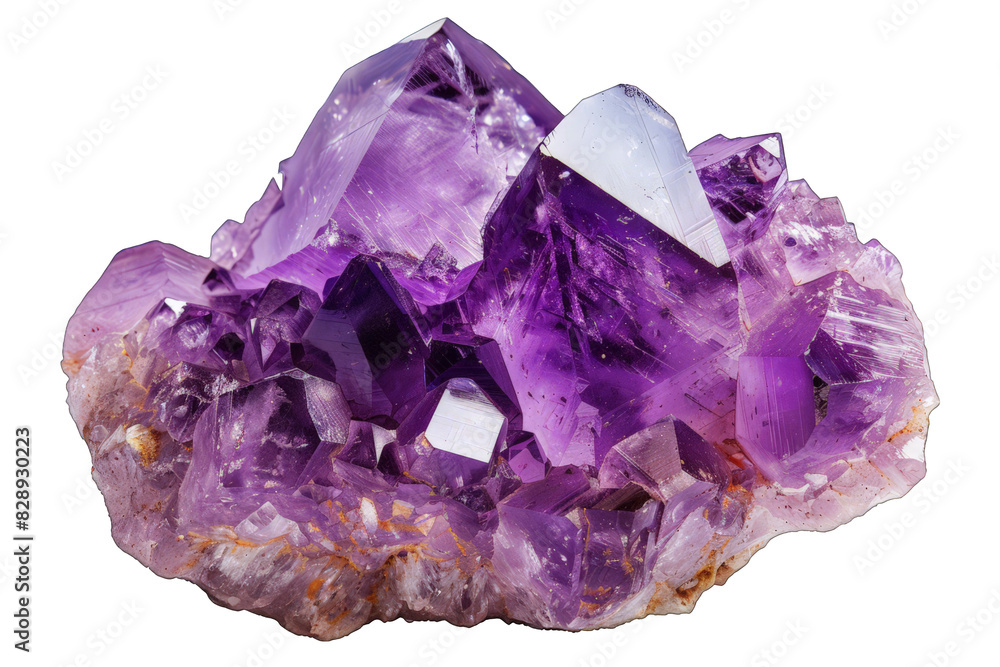 A close-up of a cluster of amethyst crystals, showcasing their deep purple hue and intricate formations. A close-up of a cluster of amethyst crystals, showcasing their deep purple hue and intricate formations.
