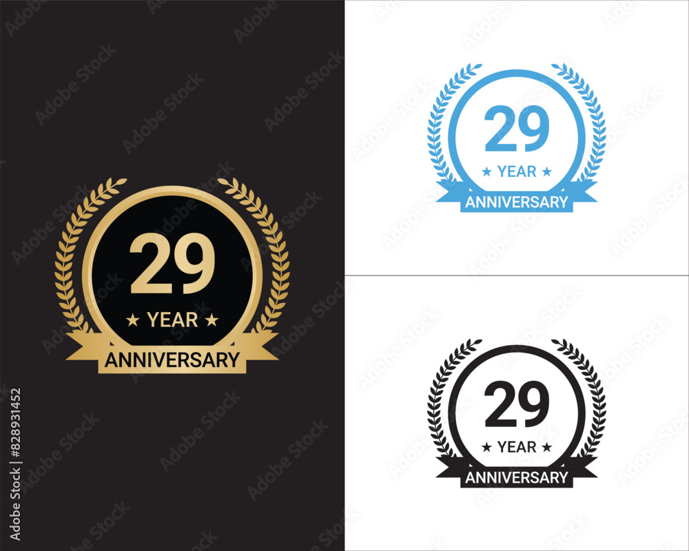 29 Years Anniversary Vector, 29 Years Anniversary Logo 29 Years Anniversary Vector, 29 Years Anniversary Logo