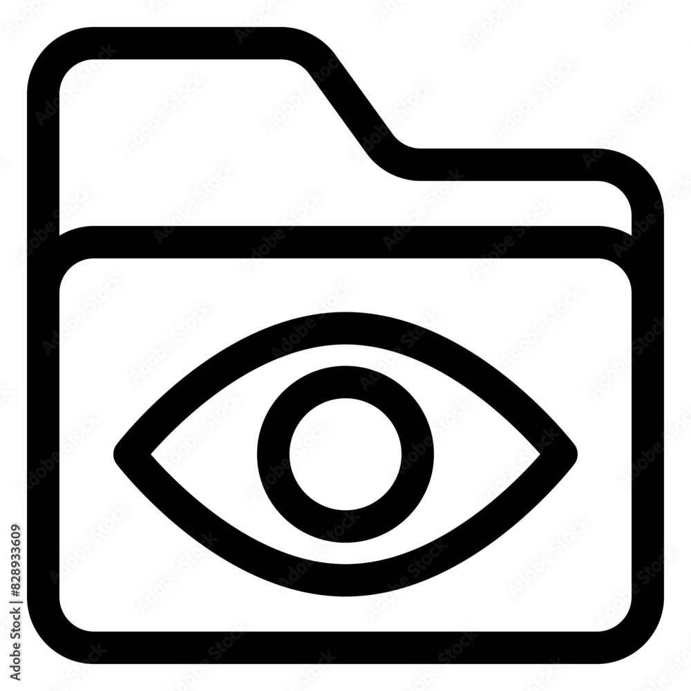 eye line icon vector illustration isolated on white background eye line icon vector illustration isolated on white background