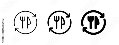 Editable food processing, processing order vector icon. Part of a big icon set family. Perfect for web and app interfaces, presentations, infographics, etc