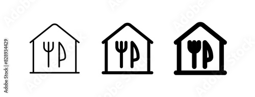 Editable home cooking, home delivery vector icon. Part of a big icon set family. Perfect for web and app interfaces, presentations, infographics, etc