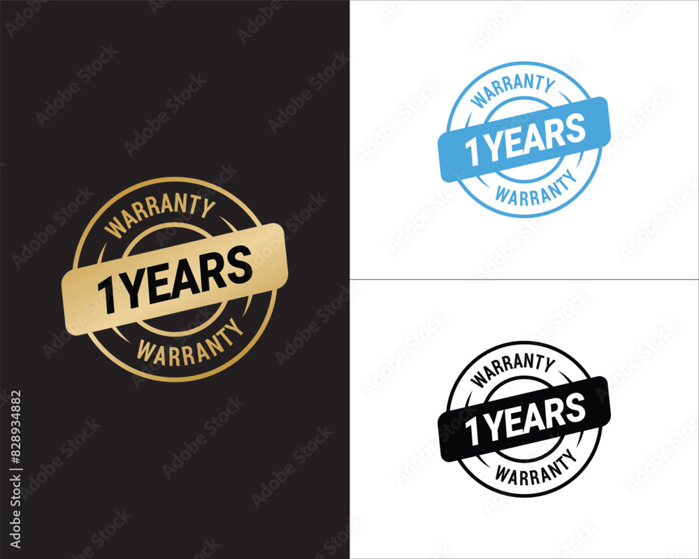 1 Years Warranty Vector, 1 Years Warranty Logo 1 Years Warranty Vector, 1 Years Warranty Logo