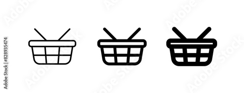 Editable picnic shopping basket vector icon. Part of a big icon set family. Perfect for web and app interfaces, presentations, infographics, etc