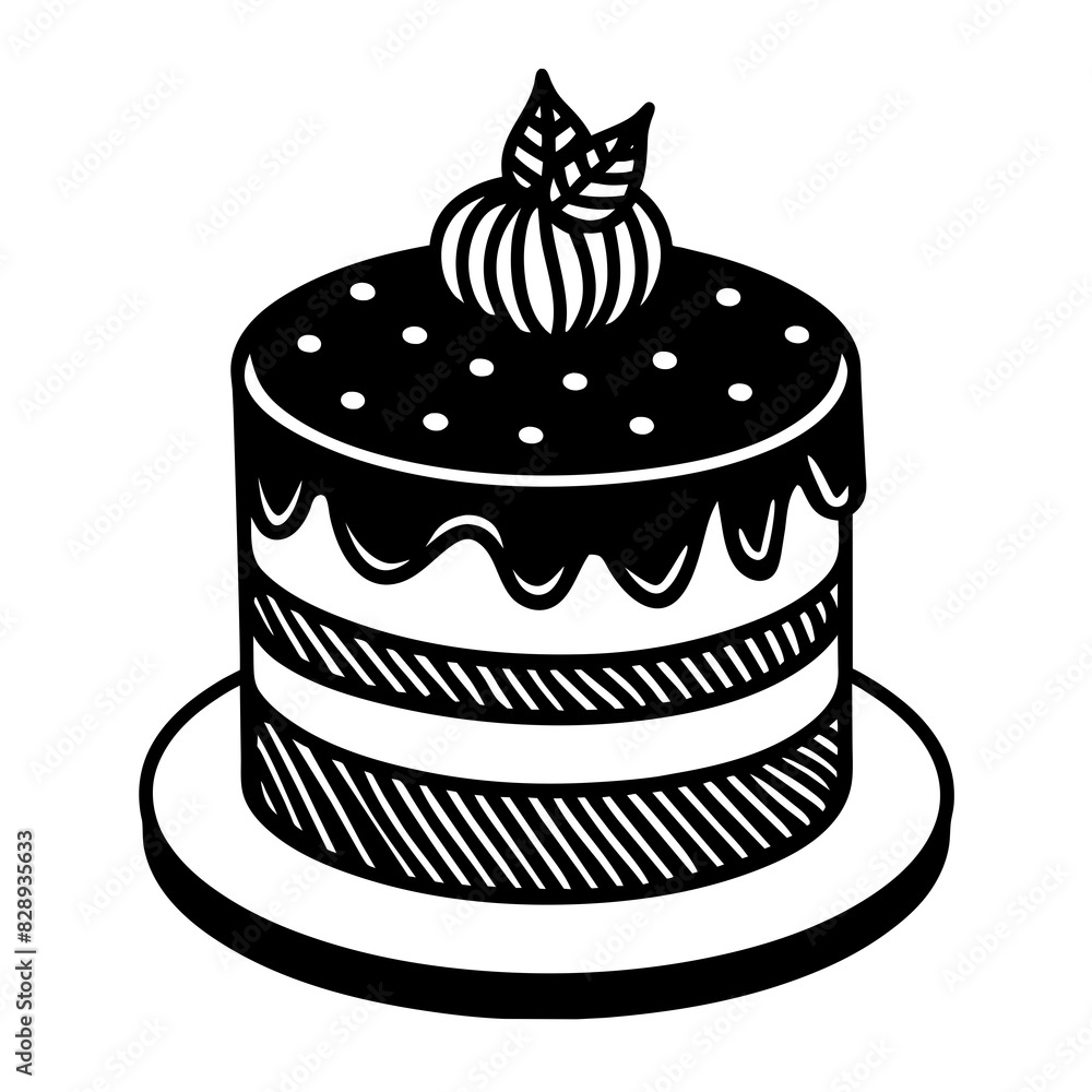 birthday cake illustration birthday cake illustration
