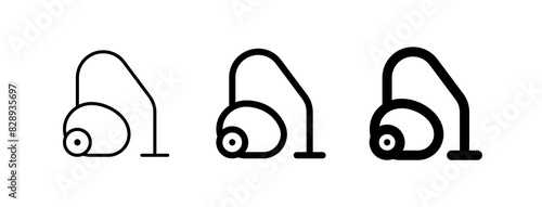 Editable vacuum cleaner vector icon. Part of a big icon set family. Perfect for web and app interfaces, presentations, infographics, etc