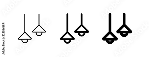 Editable hanging lamp vector icon. Part of a big icon set family. Perfect for web and app interfaces, presentations, infographics, etc