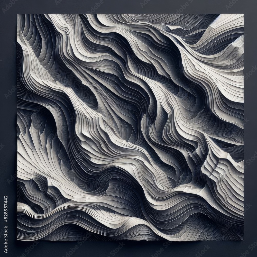 abstract background with waves