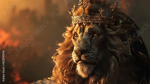 Lion of Judah Exuding Strength and Power 