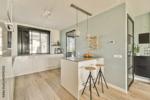 Modern kitchen interior at Duintopstraat with sleek design photo