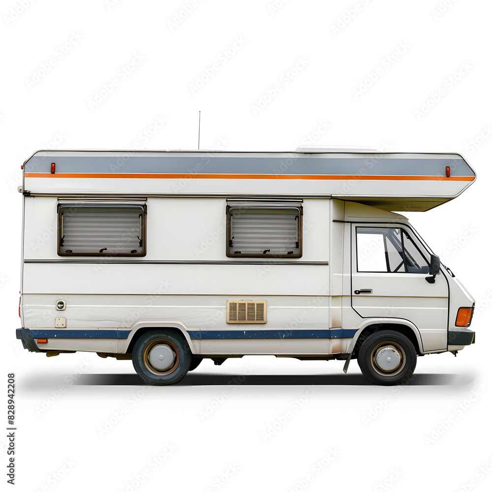 Wohnmobil stellplatz in absberg am brombachsee isolated on white background, hyperrealism, png
