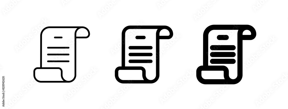 Editable scroll, script, literature vector icon. Part of a big icon set family. Perfect for web and app interfaces, presentations, infographics, etc